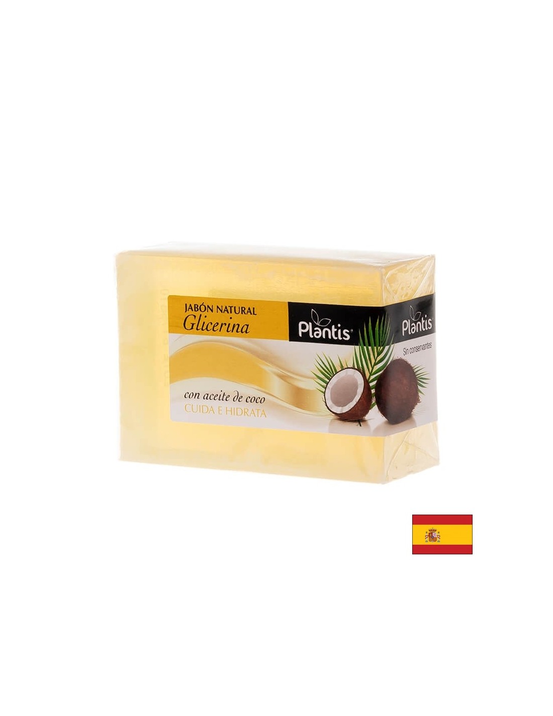 Glycerin natural soap with coconut oil - Plantis®, 100 g