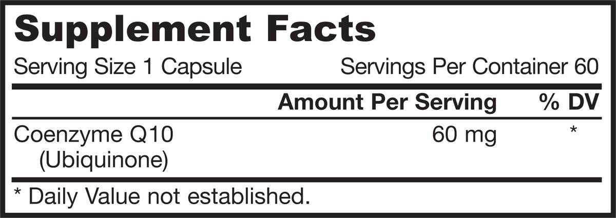 Co-Q10 (Ubiquinone) 60 mg 60 капсули - Feel You