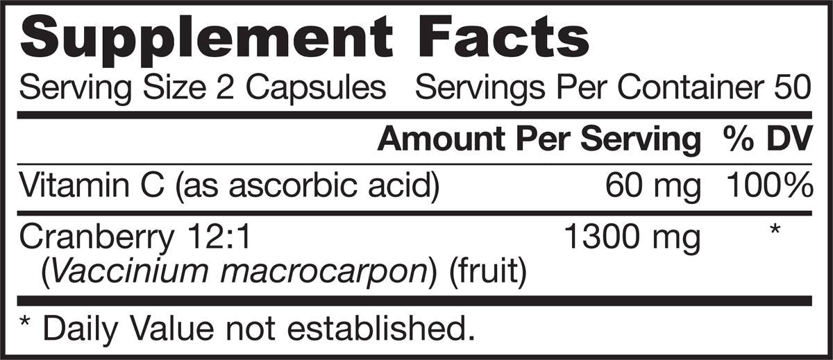 Cran Clearance 100 capsule