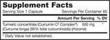 Curcumin 95 500 mg | 95% curcuminoizi Extract tueric - 60 capsule