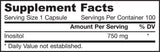 Inositol 750 mg - 100 capsules