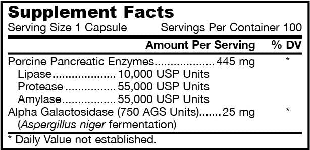 Jarro-Zymes Plus 100 capsules