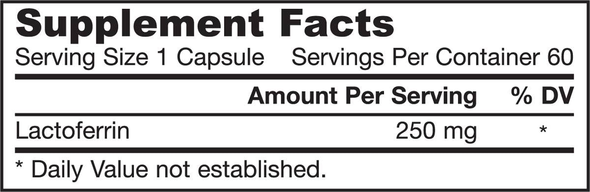 Lactoferrin - 60 capsules