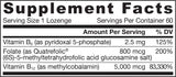 Metílico B -12 5000 mcg e folato de metila 800 mcg - 60 comprimidos sublinguais