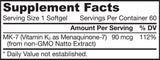 MK-7 90 mcg - 60 Gel capsules