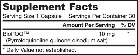 PQQ 10 mg - 30 капсули