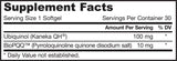 Qh + pqq (ubiquinol + pirroloquinolina quinona) - 30 cápsulas de gel