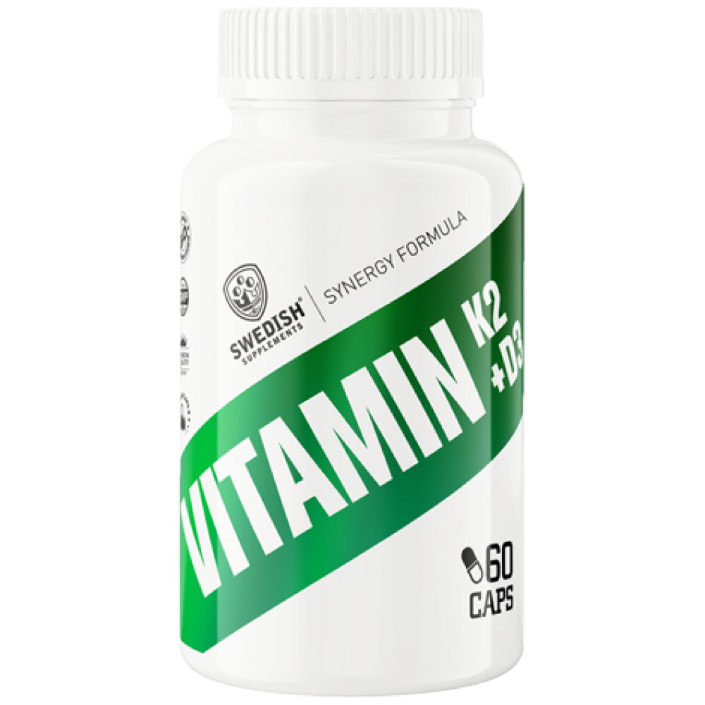 Vitaminas K2 + D3 60 kapsulės