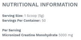 Creatine monydratate - 250 Gramm