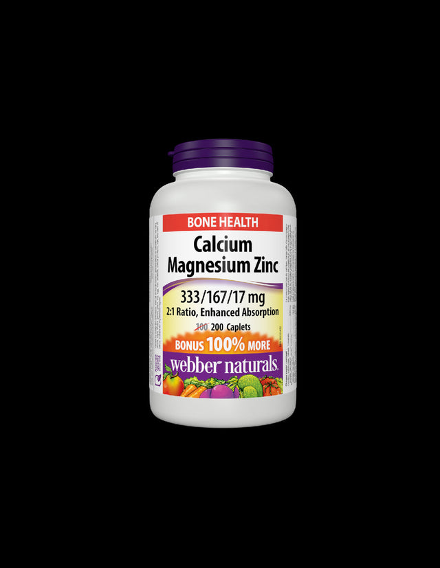 Calcium, Magnesium, Zinc/ Калций, Магнезий и Цинк х 200 каплети - Feel You