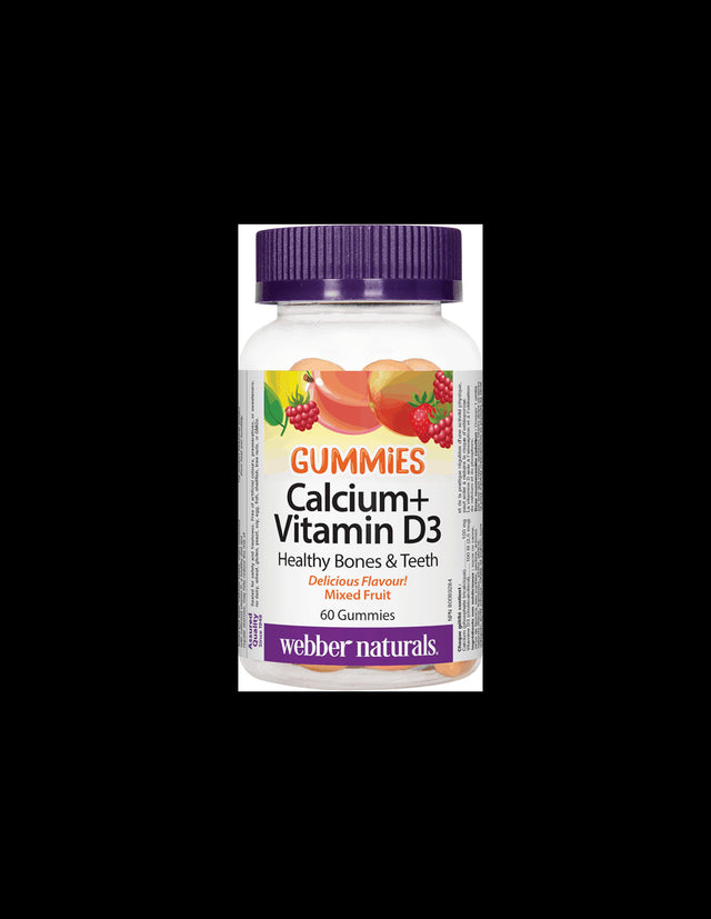 Calcium+Vitamin D3 Gummies/ Kалций + Витамин D3 х 60 желирани таблетки - Feel You