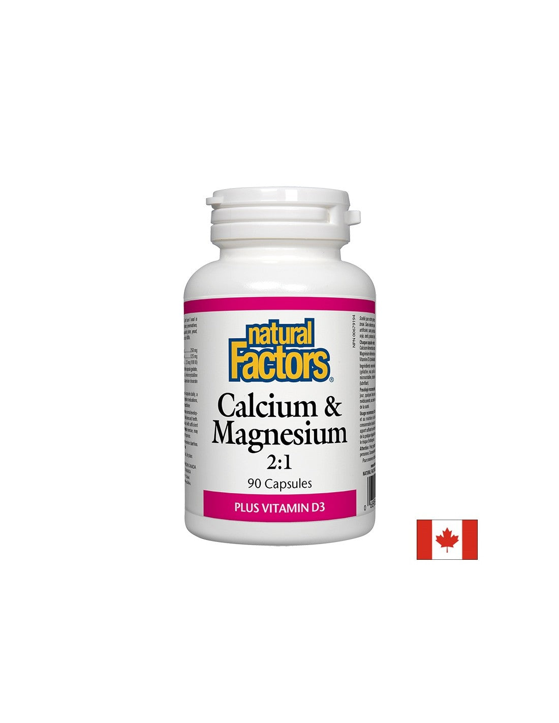 Kalzium & Magnesium mat Vitamin D3 376 mg - 90 Kapselen