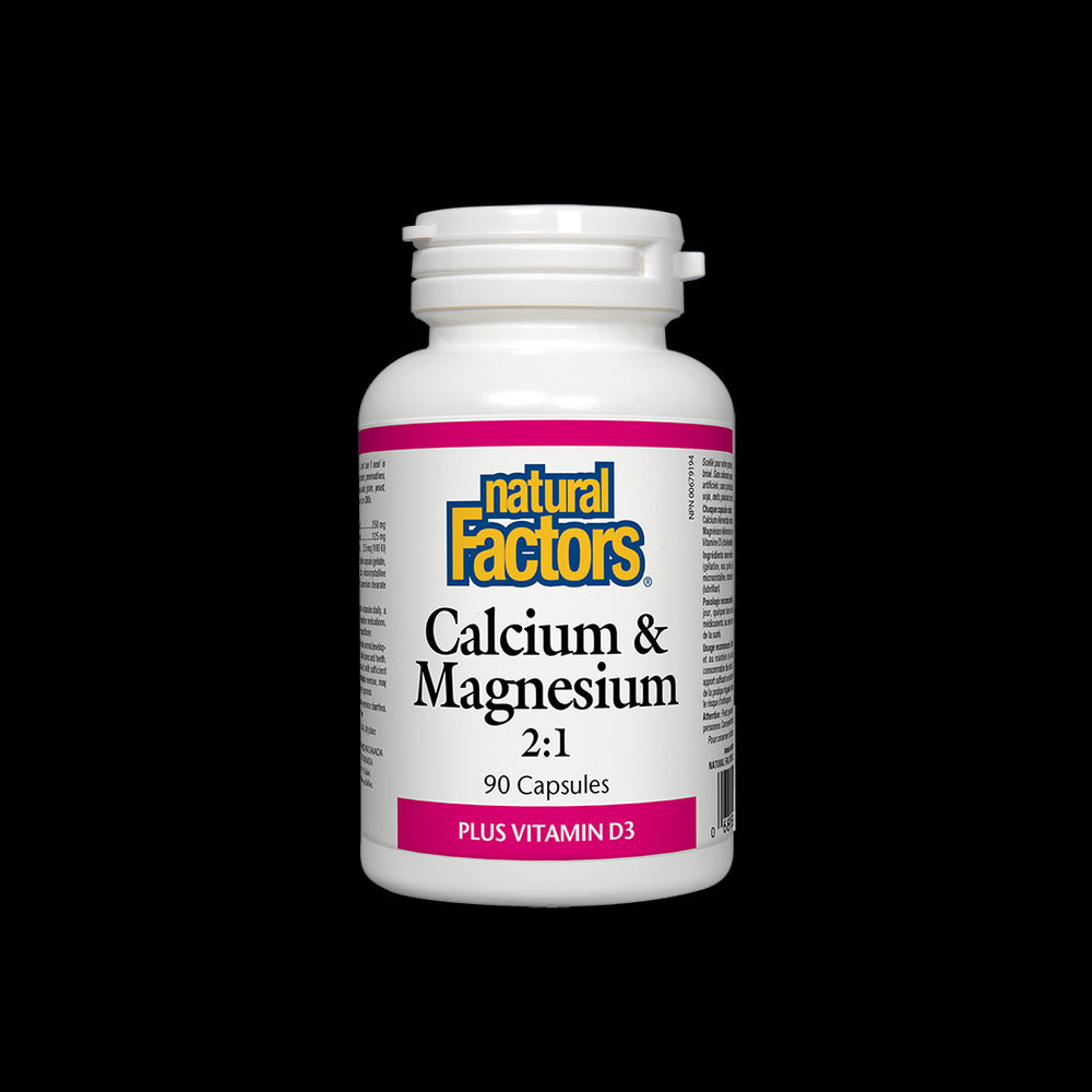 Kalzium & Magnesium mat Vitamin D3 376 mg - 90 Kapselen