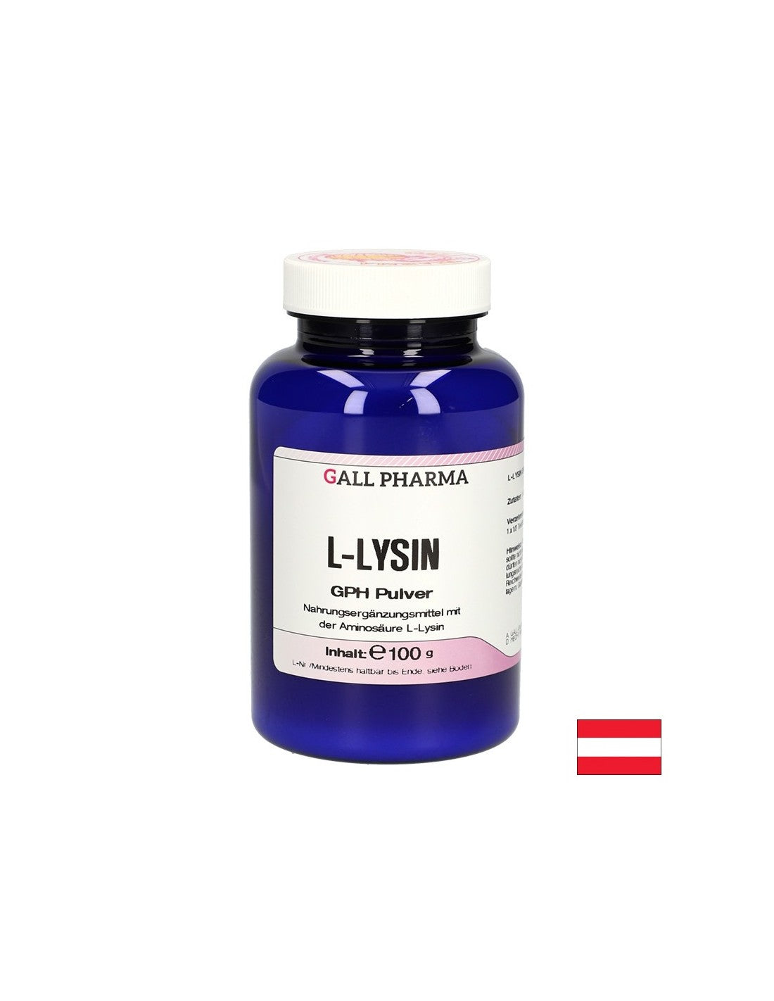 Herpes simplex, imunitné zdravie-l-lyzín (l-lyzín), 100 g, prášok