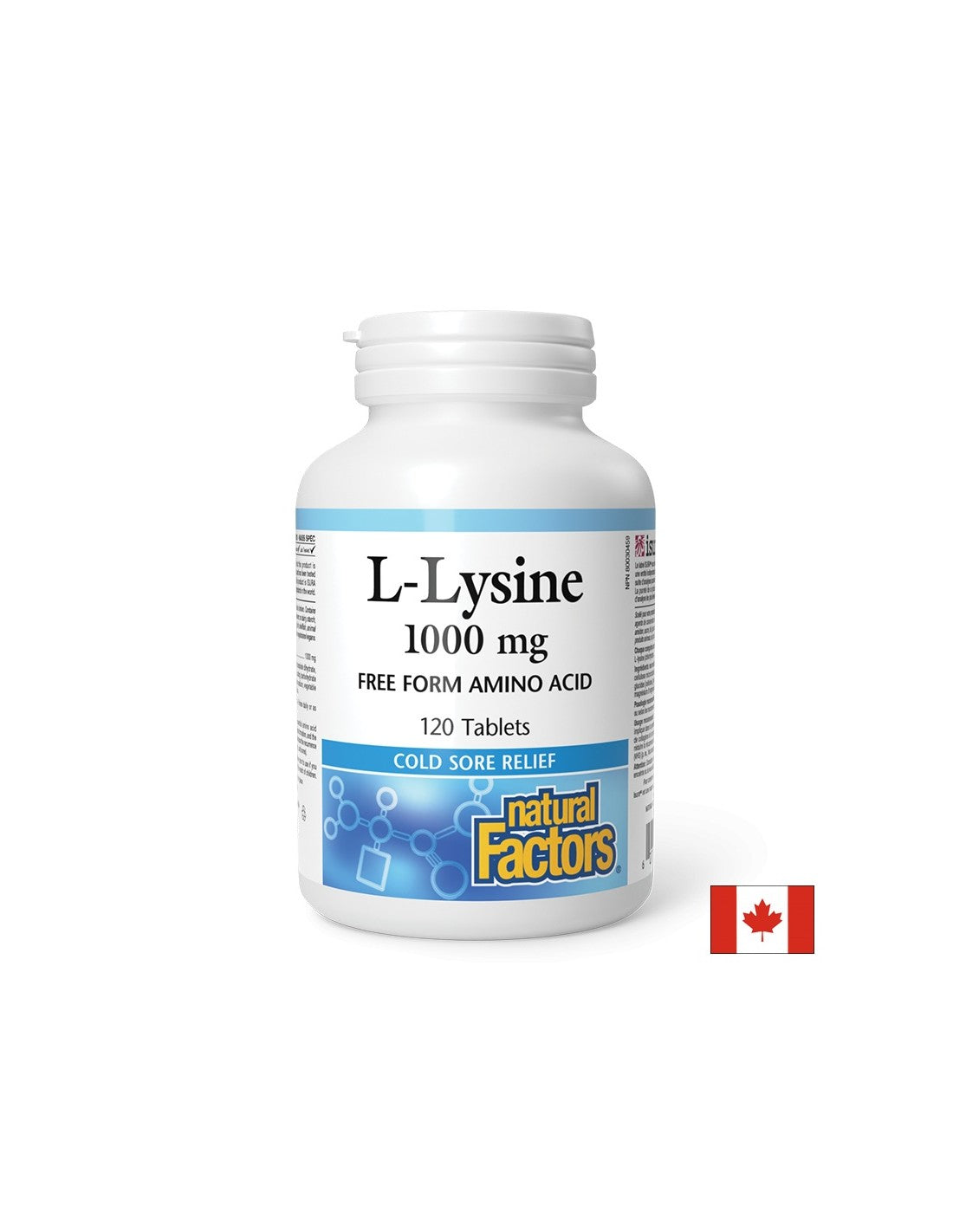 Herpes Simplex, Osteoporosis and Heart Health - L-Lysine, 1000 mg x 120 tablets