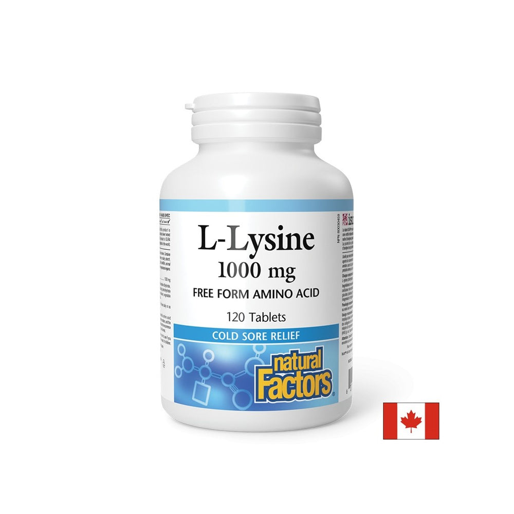 Herpes Simplex, Osteoporosis and Heart Health - L-Lysine, 1000 mg x 120 tablets