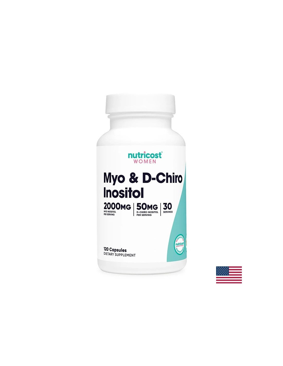 Hormonal balance - Myo & D-chiro inositol, 120 capsules