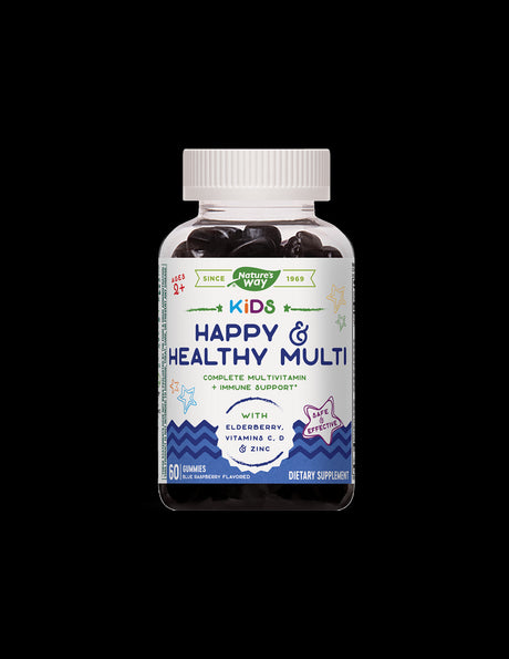 Kids Happy & Healthy Multi / Мултивитамини за деца/, 60 желирани таблетки Nature’s Way - Feel You