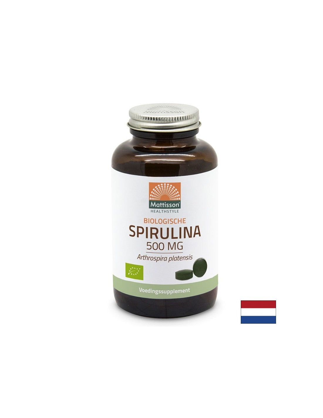 Buněčné a imunitní funkce - Spirulina Organic, 500 mg x 240 tablet <tc>Mattisson Healthstyle</tc>
