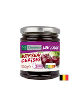Cherry jam with low sugar and carbohydrate content, 210 g