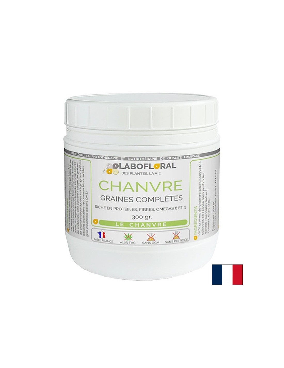 Graines de chanvre, 300 g