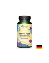 Diabetis Kontroll - Chromro + Löwenzäit, Magnesium a Vitamin B12, 90 Kapselen