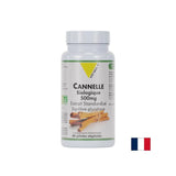 Contrôle de la glycémie - Cinnamon de Ceylan, organique, 500 mg x 80 capsules