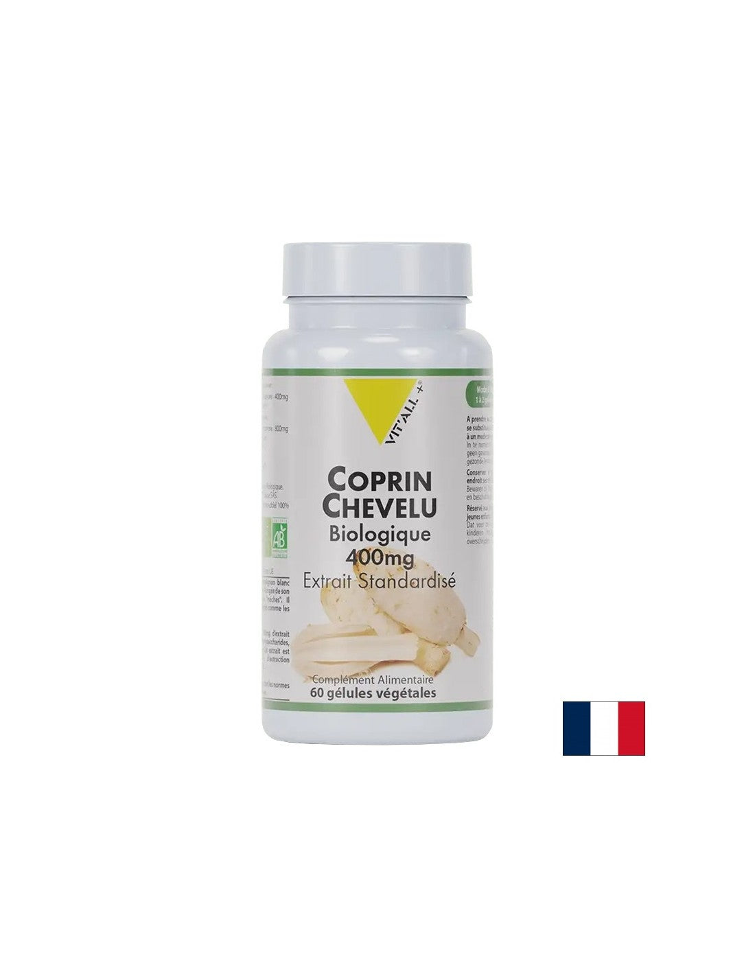 Controllo della glicemia - Estratto di funghi Koprinka, organico, 400 mg x 60 capsule