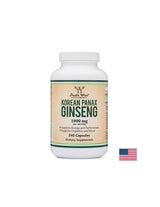 Korean Panax Ginseng - Korean ginseng, 240 capsules Double Wood