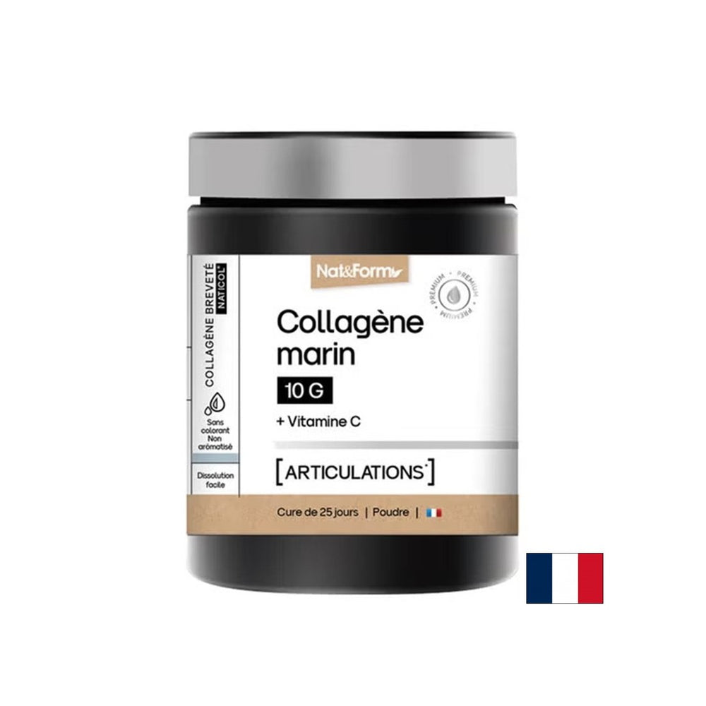 Hair and Skin - Hydrolyzed Marine Collagen + Vitamin C, 252 g powder