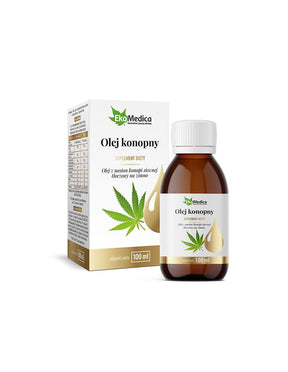 Hair and skin, hormonal balance - Hemp seed oil + vitamin E, 100 ml EkaMedica - Nutra Best Europe