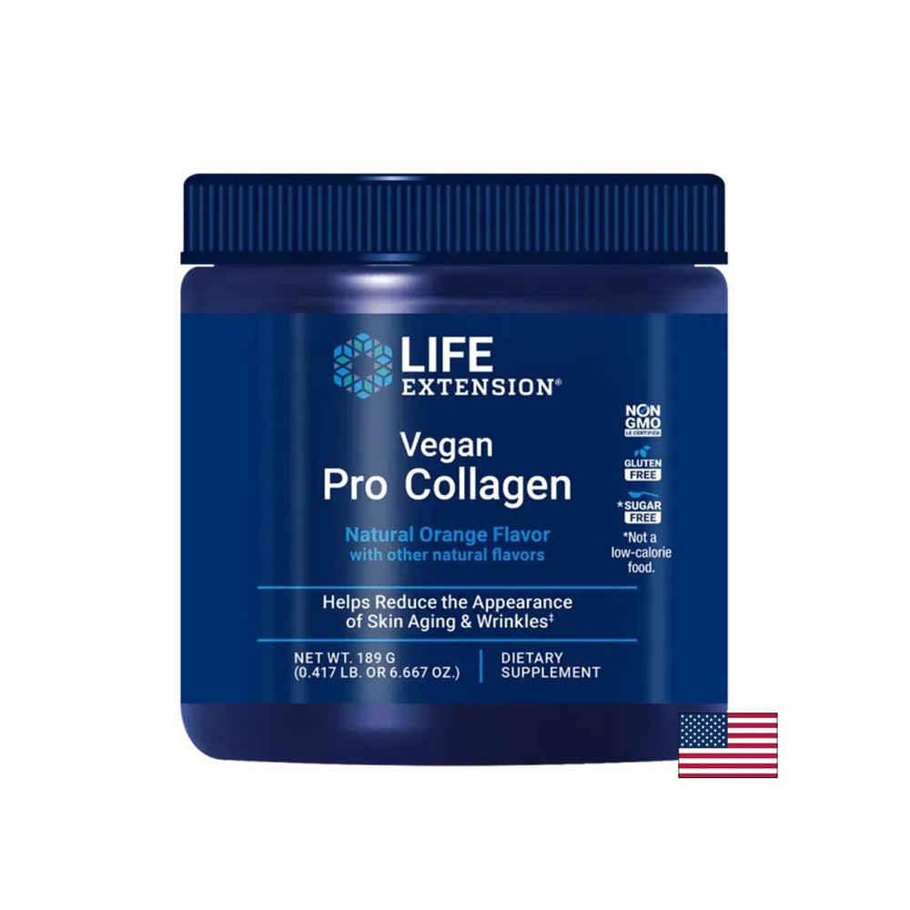 Hair and Skin - Vegan Pro Collagen, 189 g powder, orange scented