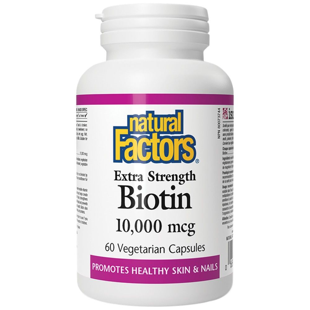 „Biotin 10000 MCG“ - 60 kapsulių