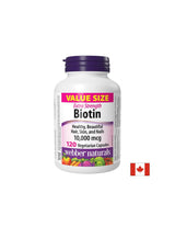 Haare, Haut und Nägel - Biotin Extra Stärke 10000 µg, 120 V -Kapseln