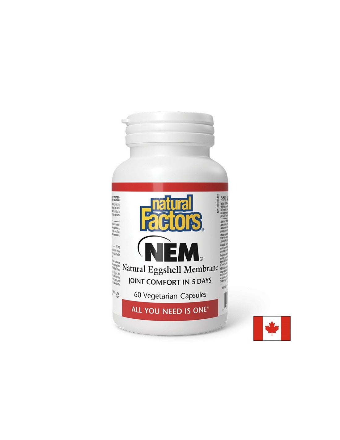 Bones and Joints - NEM Natural Egg Membrane, 500 mg x 60 V capsules