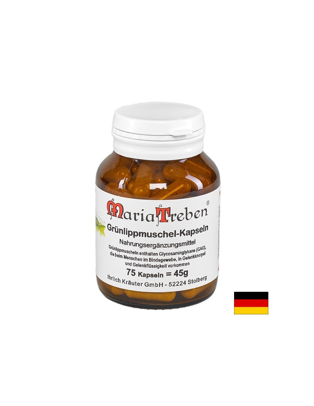 Кости и стави - капсули със зелено, 500 mg x 75