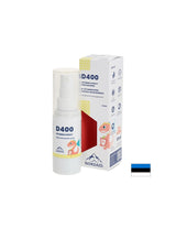 Bones, teeth and immune defense - Vitamin D3 400 IU, mouth spray, 30 ml / 200 sprays Nordaid