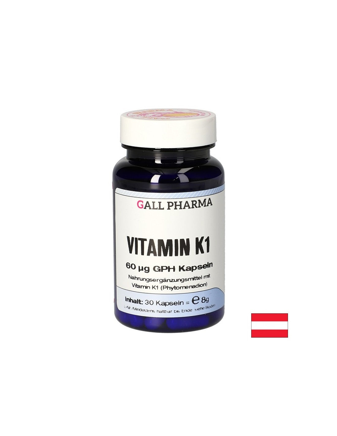 Kostný systém - vitamín K1, 60 µg x 30 kapsuly