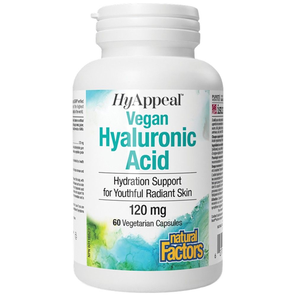 Veganische hyaluronzuur HyApeal® 120 mg - 60 capsules