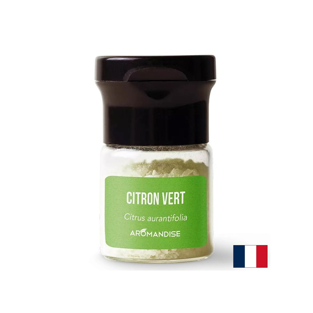 Lime essential oil crystals (culinary) - For flavoring dishes, sauces, drinks, 10 g