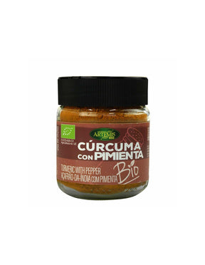 Aromatic organic spices - turmeric & black pepper, 80 g, powder - Nutra Best Europe