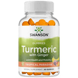 Turmeric with Ginger Gummies - Tropical Paradise 60 Jelly Candy