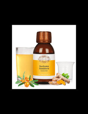 Turmeric with sea buckthorn and vitamin C - Strong immunity and beautiful skin, 100 ml, concentrate - Nutra Best Europe