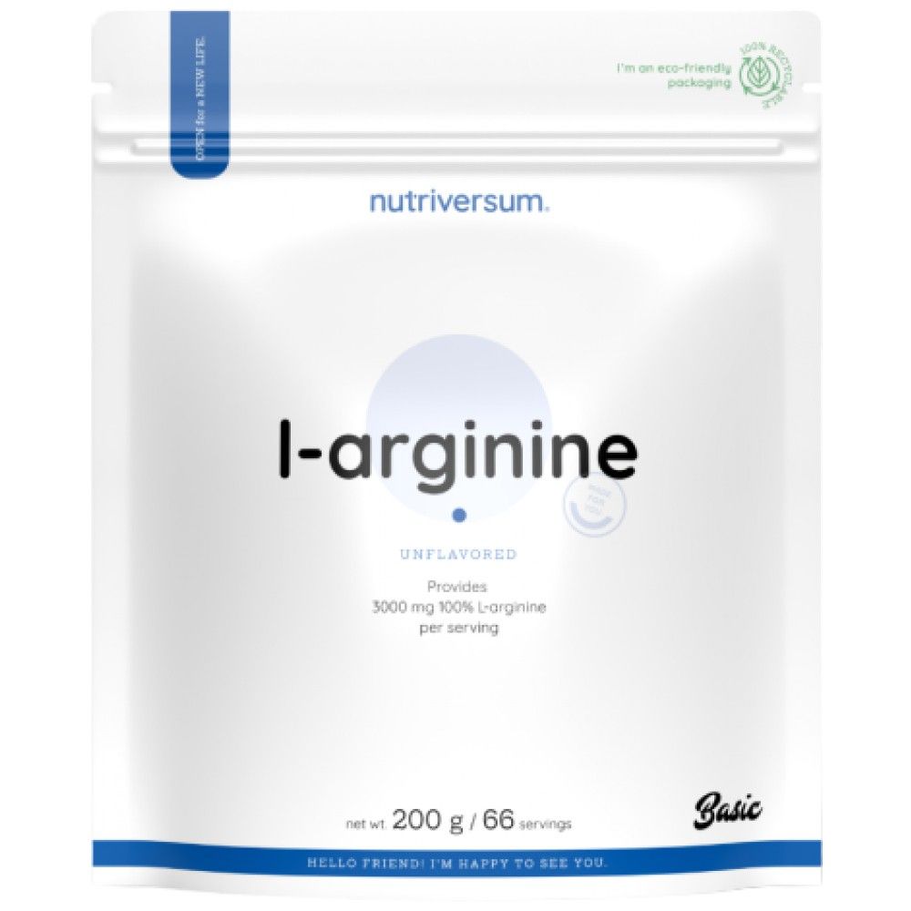 Polvere di l-arginina | Pure al 100% - 200 grammi