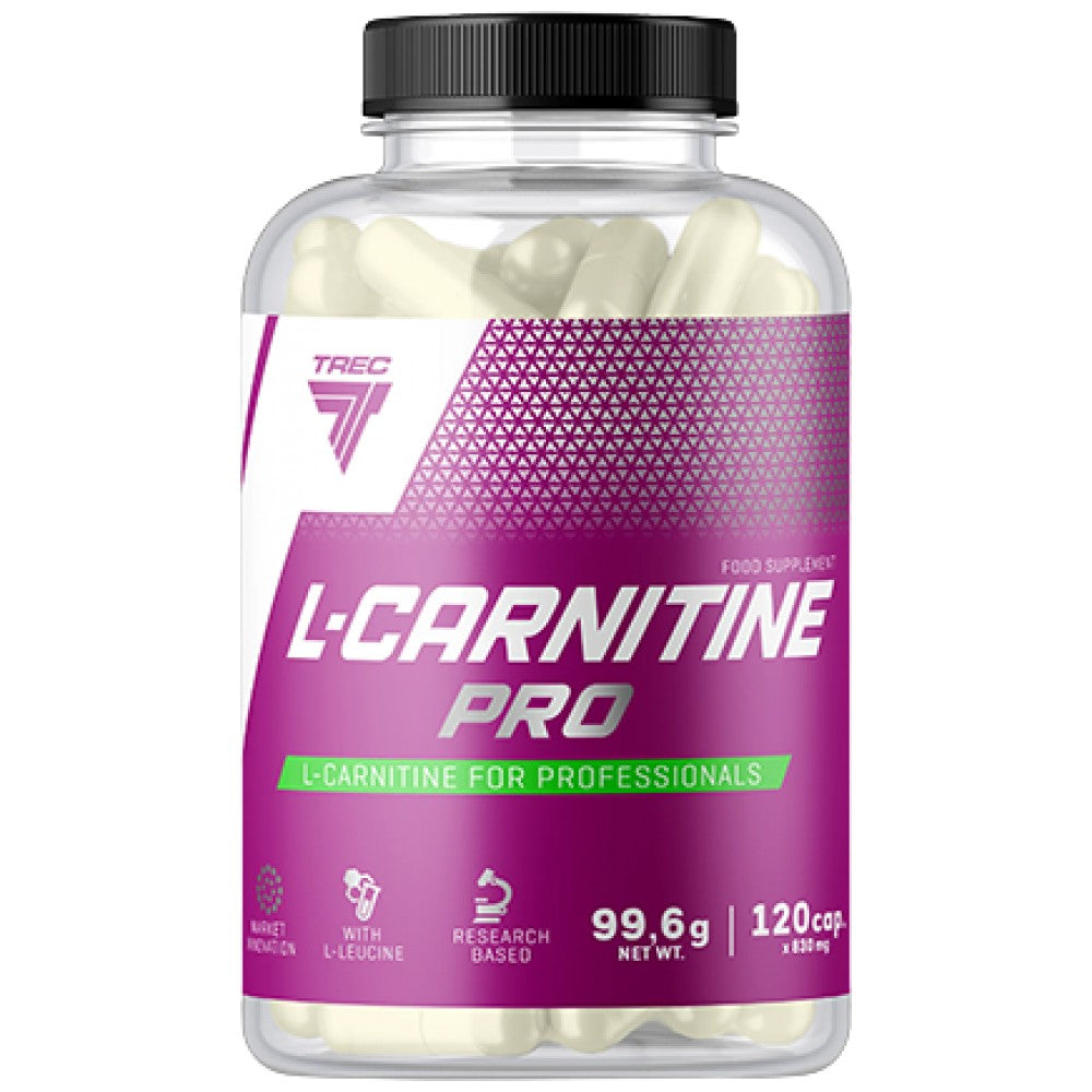 L-karnitinas Pro | Su leucine - 120 kapsulių