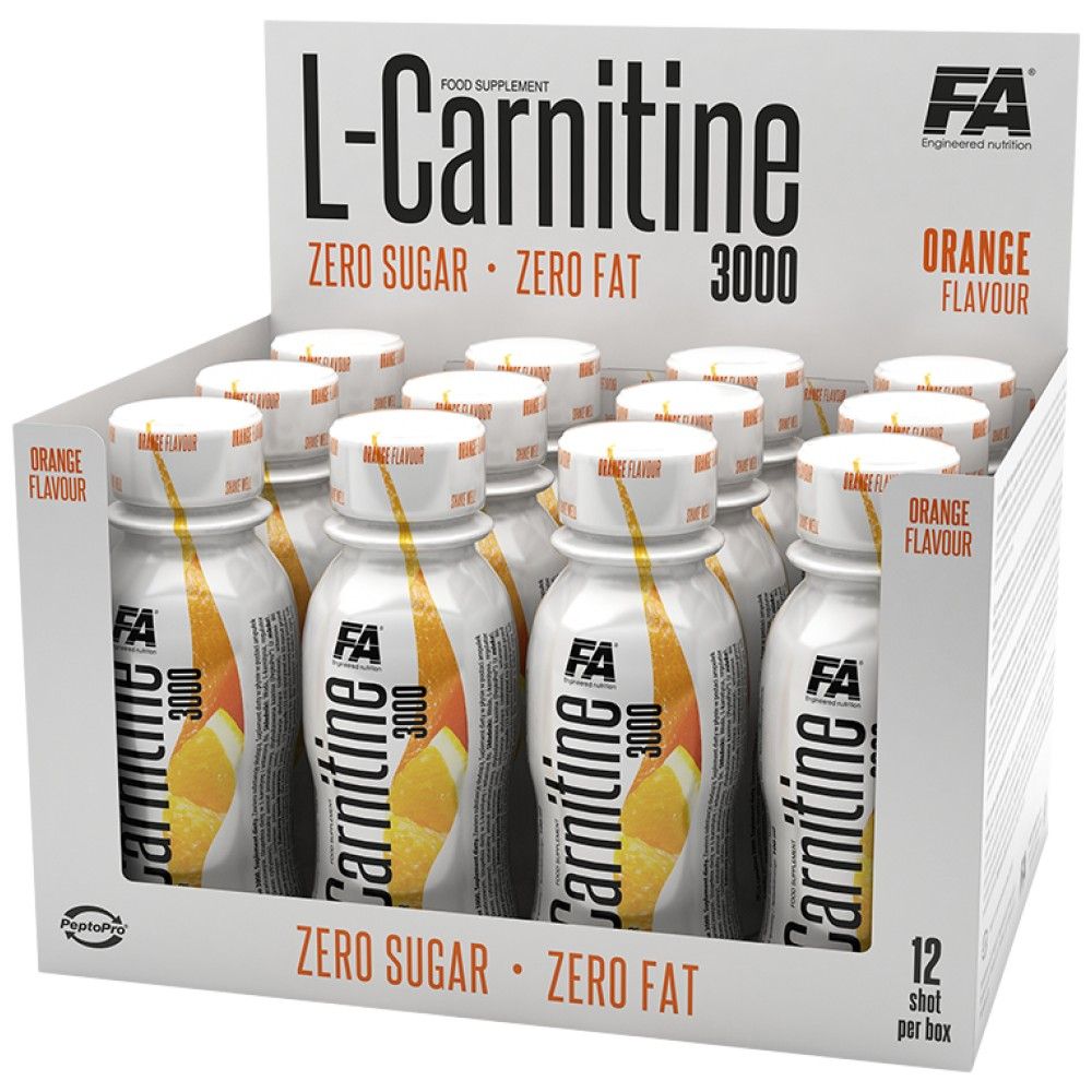 L -carnitina tiro 3000 - 12 x 100 ml