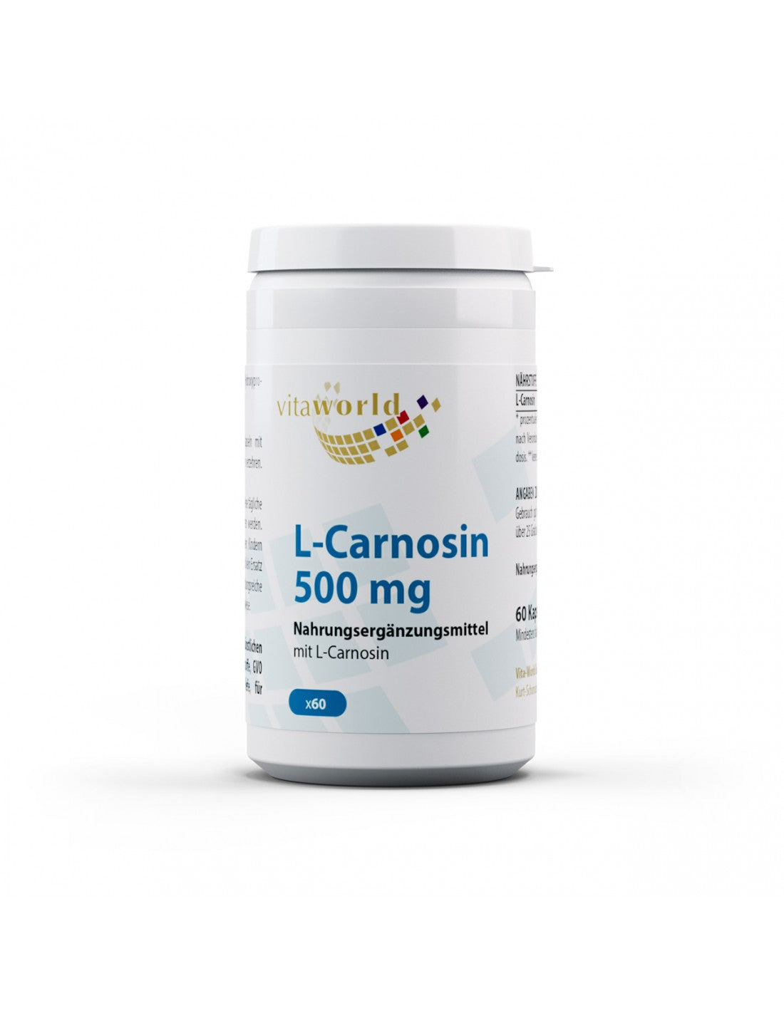 L-Carnosine / L-Карнозин 500 mg, 60 капсули - Feel You