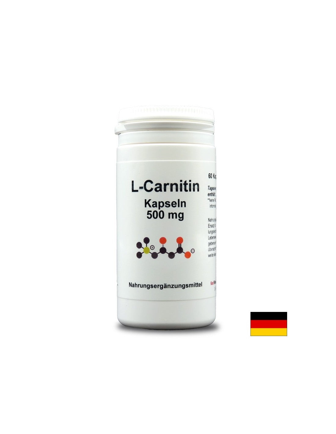 L-carnitina, 500 mg x 60 capsule