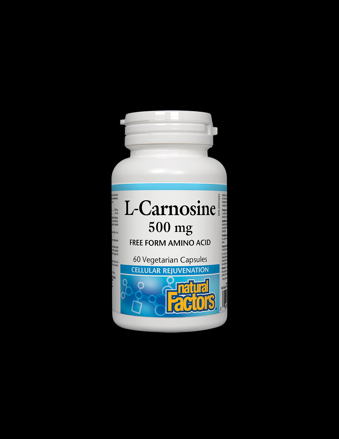 L-Carnosine/ Л-Карнозин 500 mg х 60 капсули Natural Factors - Feel You