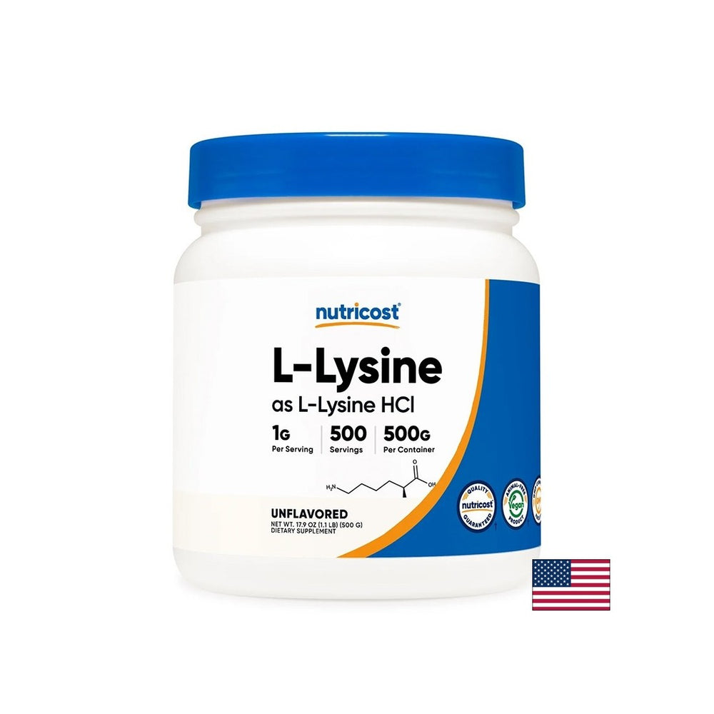 L-Lysine - Immune protection and tissue repair, 500 g powder